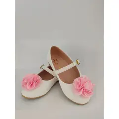 DR BROWN - Zapatos flor seda rosa