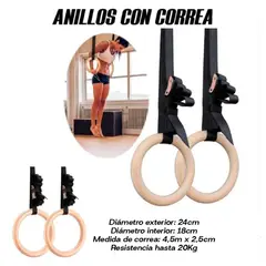 HOLGU - 28mm Anillos olímpicos de madera Anillos olímpicos Crossfit