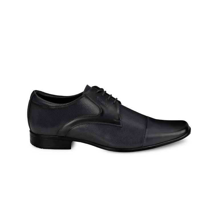 Zapato Derby Vestir VEM-002 Negro Cuero