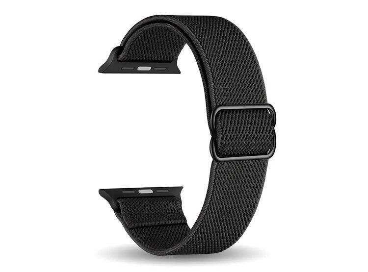 Correa Nylon Elastica para Apple Watch 44mm - Negro