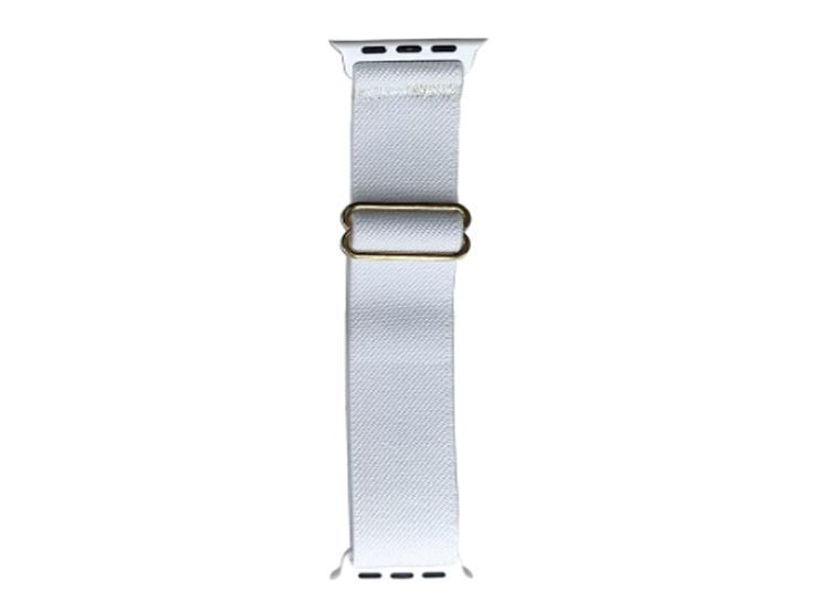 Correa Nylon Elastica para Apple Watch 45mm - Blanco