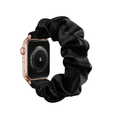 GENERICO - Correa Elástica Coletero para Apple Watch 45mm - Negro