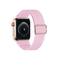 GENERICO - Correa Nylon Elastica para Apple Watch 49mm - Rosado