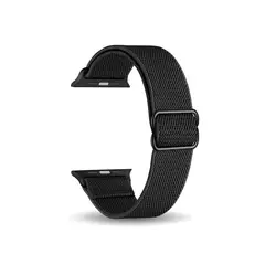 GENERICO - Correa Nylon Elastica para Apple Watch 44mm - Negro