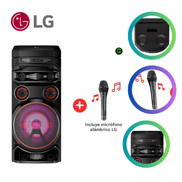 Torre de Sonido XBOOM con Bluetooth y Karaoke RNC7