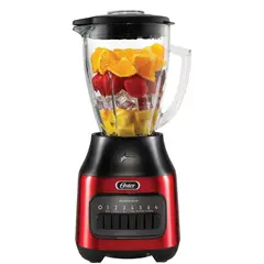 OSTER - Licuadora con vaso de vidrio 6 velocidades más pulso BLSTPEG-CPB