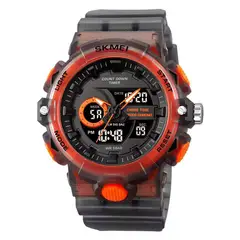 SKMEI - Reloj Shadow 2225 Multifunción Conteo Regresivo Dual - Naranja