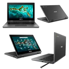 ASUS - Chromebook CR1100FKA-BP0157 116 LED HD IPS Celeron N4500 1128GHz 4GB LPDDR4X