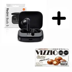 XIAOMI - Audifono Buds 5 Hasta 40HRS + Vizzio - Negro