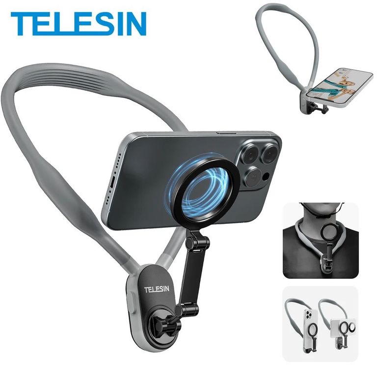 Soporte Magsafe de Cuello para grabación POV con iPhone o Smartphone