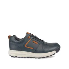 VIALE - Zapatilla Casual JOSE-038 Azul Homme Cuero