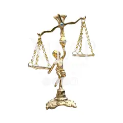 MFAP BRONCERIA Y ANTIGUEDADES - Balanza de la justicia en bronce