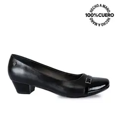 VIALE - Zapato Reina Vestir TATI-2425 Negro Cuero