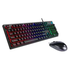 HP - Kit Gamer Teclado y Mouse KM300F Retroiluminado