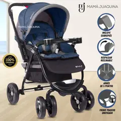 EBABY - Coche Cuna De Lujo «AMBANI» Edición Limitada Blue