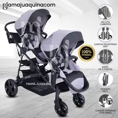 EBABY - Coche Mellicero Deportivo «BEAUMONT» Edición Limitada Gray