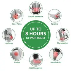 IMPORTADO MC - 60 PARCHES PARA ALIVIAR DOLOR INMEDIATO: MUSCULAR Y ARTICULACIONES