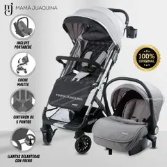 EBABY - Coche Moisés Travel System «DOLCE PRAGA» Porta BebéGray