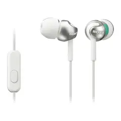 SONY - Auriculares MDR-EX110AP Sonido de Alta Calidad Blanco