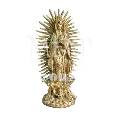 MFAP BRONCERIA Y ANTIGUEDADES - Virgen de Guadalupe en bronce - pequeña