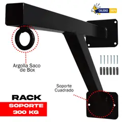 HOLGU - RACK BASICO para saco de box de Soporte 300 KG