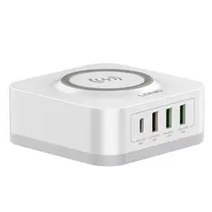 LDNIO - Cargador Inalambrico Con 4 puertos USB Para smartphone