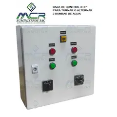 GENERICO - CAJA DE CONTROL 3 HP PARA TURNAR 2 BOMBAS DE AGUA