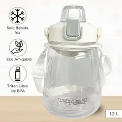 THERMOS - Tomatodo Deportivo Botella Go 1.2 Lt Gris