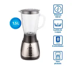 INDURAMA - Licuadora LI-CRB 1.5 Litros