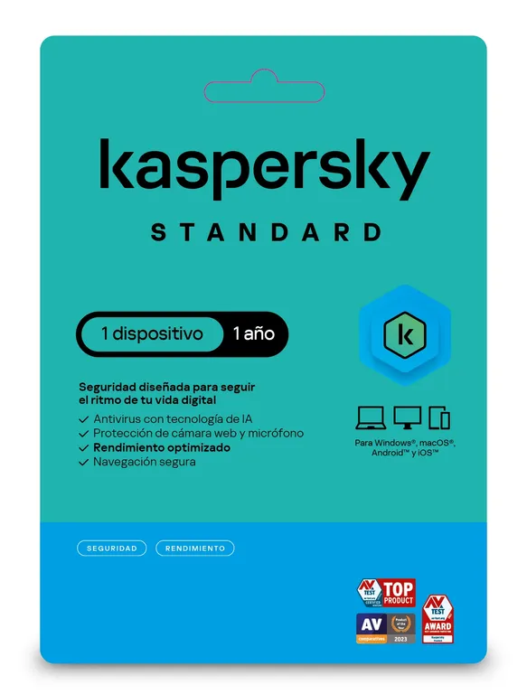 ANTIVIRUS STANDARD 1PC DURACION 1 AÑO