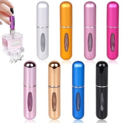 Pack x4 dispensador atomizador de perfume para viaje 5ml