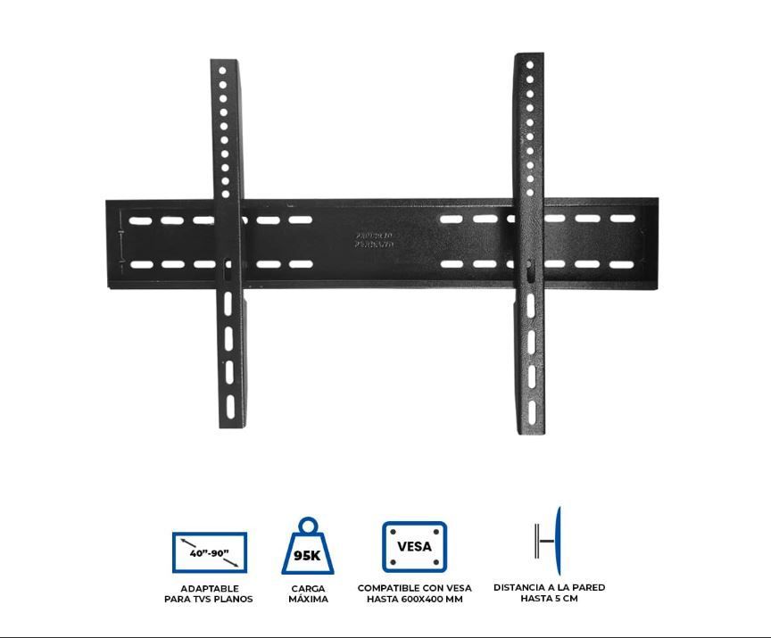 Rack fijo para de tv 40 a 90