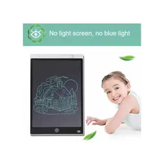 GENERICO - Tablet Pizarra Lcd Dibujo para Niños 12 Pulgadas BLANCO