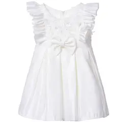 GENERICO - Vestido para Niña Blanco de Bautizo Paloma