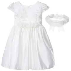 GENERICO - Vestido para Niña Banco Bautizo Sisi