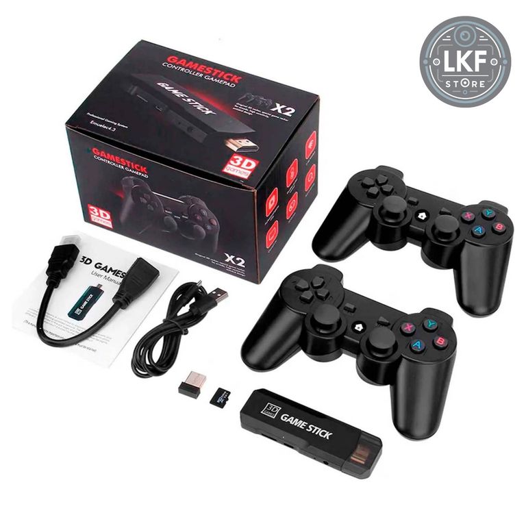 Consola Retro Stick X2 3D Games 64GB 33000 Juegos