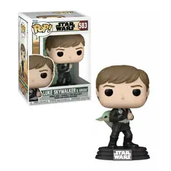 FUNKO - Luke Skywalker Y Grogu Pop 583 Star Wars Original