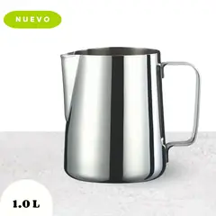 GENERICO - Jarra de leche de acero inoxidable 1LT
