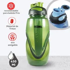 THERMOS - TOMATODO DEPORTIVA VERDE450 ML