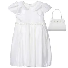 GENERICO - Vestido para Niña Blanco de Bautizo Alma