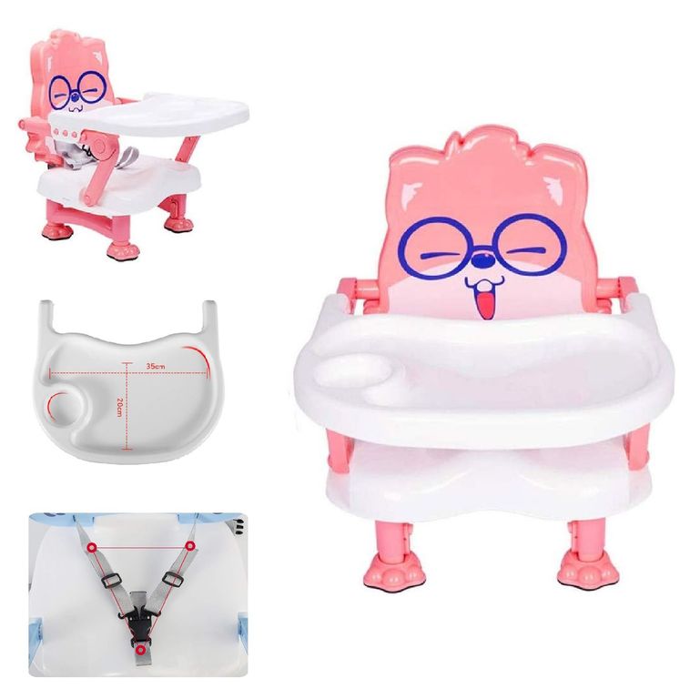 Comedor para bebés Mesa y silla 2 en 1-Rosa