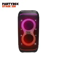 JBL - Parlante Bluetooth PartyBox Stage 320 IPX4 y Espectáculo de Luces