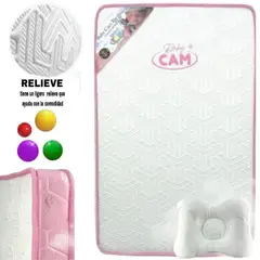 CAM - Colchón de Bebe para Cunas 10 x 67 x 110 cm.