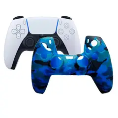 VARIOS - Funda para Mando PS5 Dualsense Azul Camuflado