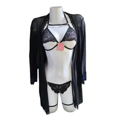 GENERICO - LENCERIA DE ENCAJE SEXY PORTALIGAS