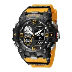 SMAEL - Reloj Deportivo 8055 Resina Doble Horario