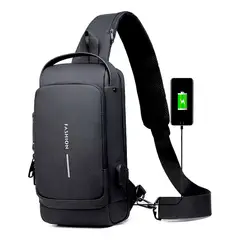 GENERICO - Mochila Morral Antirrobo Usb Impermeable con Clave
