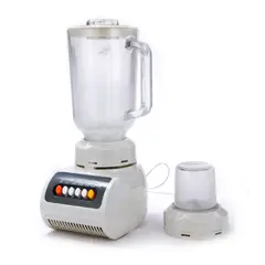NATIONALIZER - Licuadora 400 W Vaso de Vidrio NT-880G - Blanco