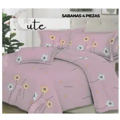 CUTE - JUEGO DE SÁBANAS QUEEN
