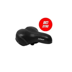 GENERICO - ASIENTO ANCHO CON RESORTES PARA BICICLETA